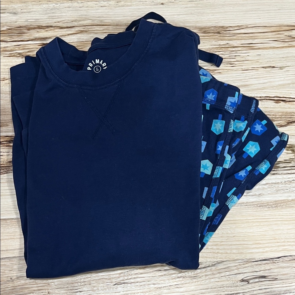 Primary Organic Cotton Midnight Blue Sleepwear Set